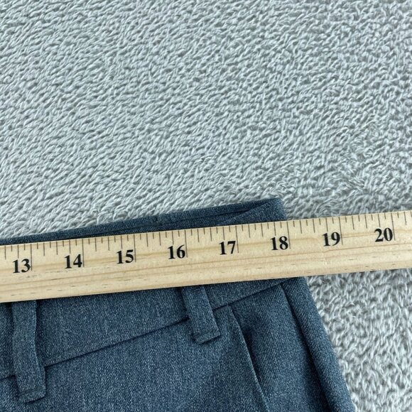 Levis Action Slacks Flat-Front Blue/Gray Trousers Mens Classic Fit Durable  3563 - Picture 6 of 10